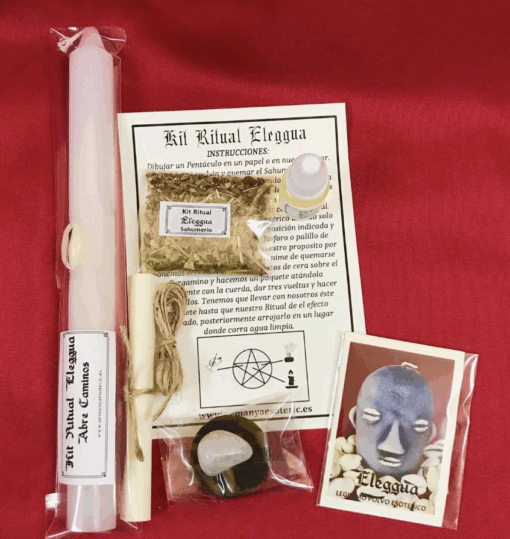 KIT RITUAL VELA ⭐️ ABRE CAMINO ELEGGUÁ ⭐️ 🚪✨PROSPERIDAD